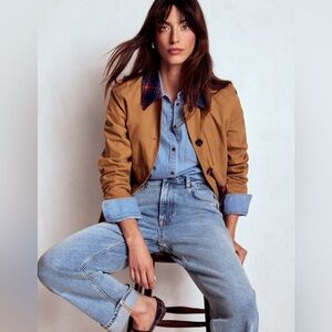 Boden Light Blue Straight Leg Jeans Size 8